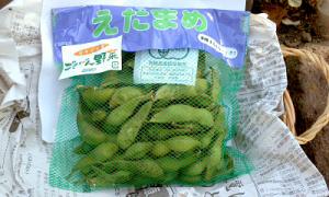 有機・黒豆枝豆　約200g　【富山県産他】　