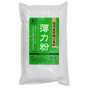 【ムソー】国内産有機小麦粉・薄力粉　　500g