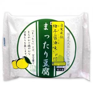 【椿き家】まったり豆腐・柚子醤油たれ付　138g